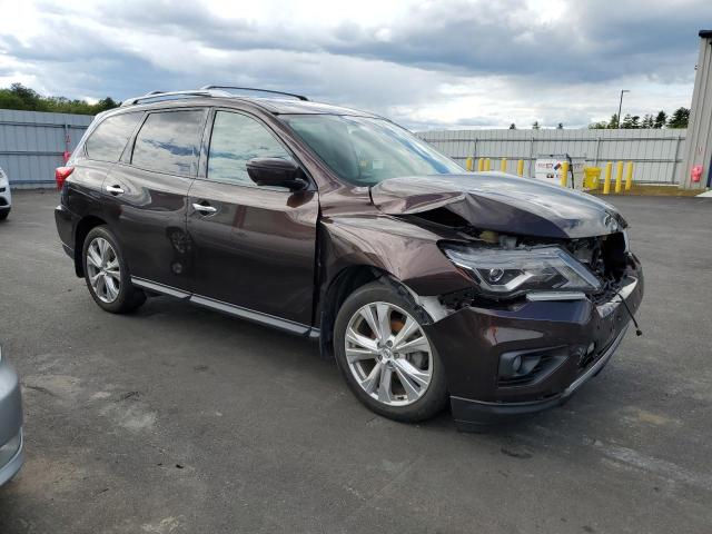 5N1DR2MM1KC602502 - 2019 NISSAN PATHFINDER S BURGUNDY photo 4