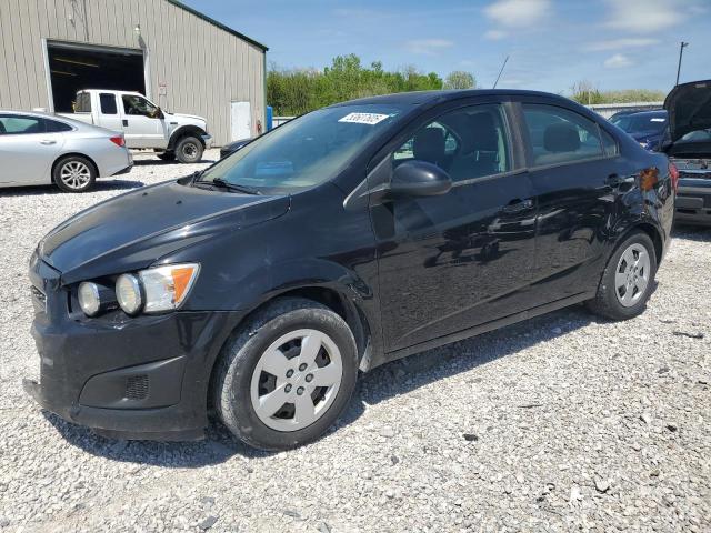 1G1JA5SH1G4182045 - 2016 CHEVROLET SONIC LS BLACK photo 1