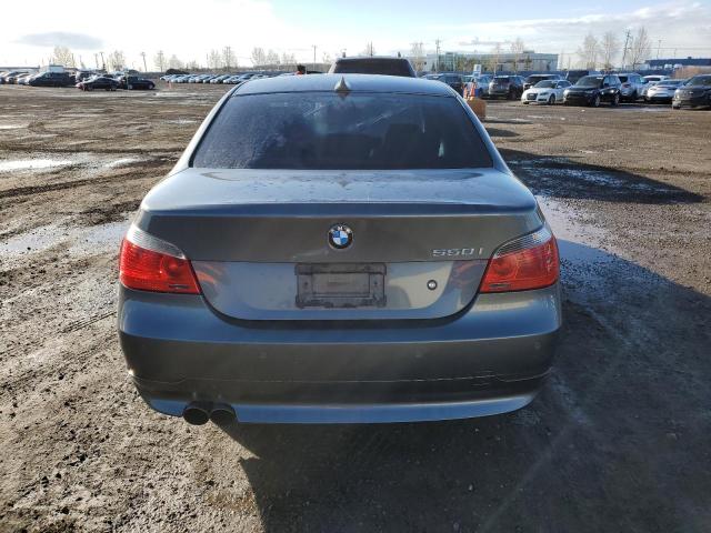 WBANB53527CP03514 - 2007 BMW 550 I GRAY photo 6