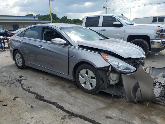 KMHEC4A40CA027912 - 2012 HYUNDAI SONATA HYBRID SILVER photo 4