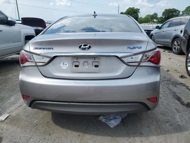 KMHEC4A40CA027912 - 2012 HYUNDAI SONATA HYBRID SILVER photo 6