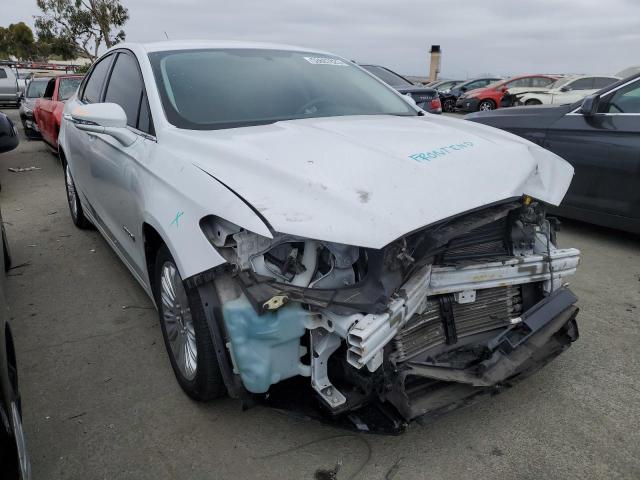 3FA6P0LU9ER269857 - 2014 FORD FUSION SE HYBRID WHITE photo 4