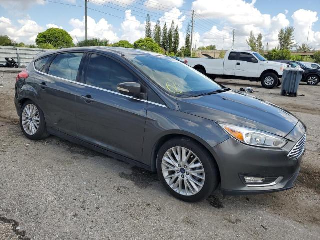 1FADP3N22JL228712 - 2018 FORD FOCUS TITANIUM GRAY photo 4