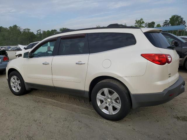 1GNKVGED3CJ402986 - 2012 CHEVROLET TRAVERSE LT WHITE photo 2