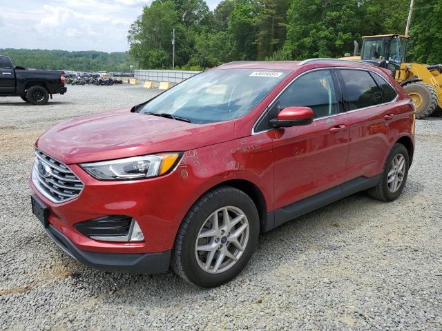 2FMPK4J96NBA20266 - 2022 FORD EDGE SEL RED photo 1