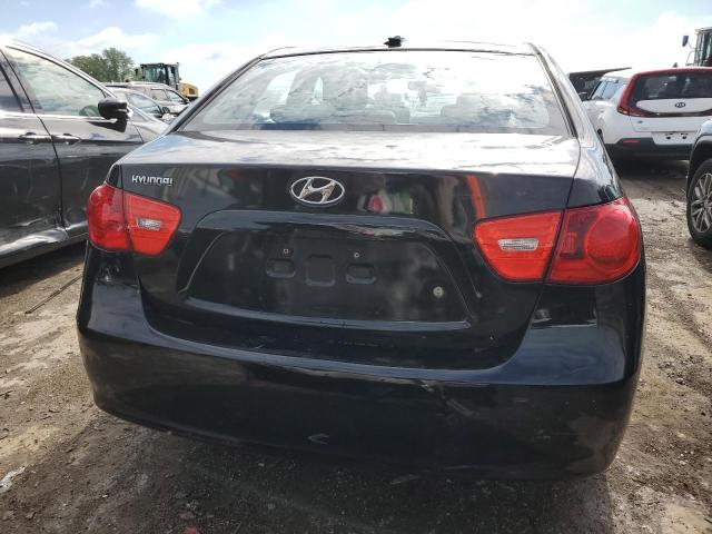 KMHDU4AD5AU108148 - 2010 HYUNDAI ELANTRA BLUE BLACK photo 6