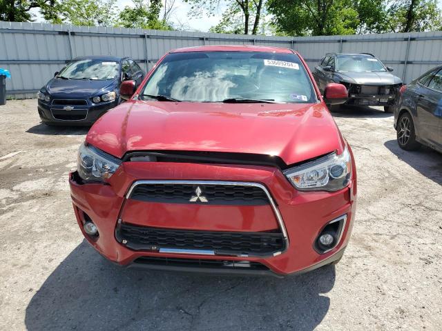 4A4AR3AU8EE026832 - 2014 MITSUBISHI OUTLANDER ES BURGUNDY photo 5