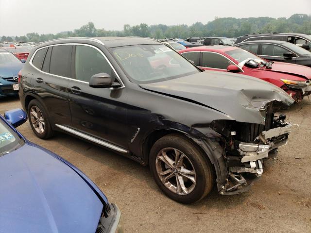 5UXTY3C03M9H50630 - 2021 BMW X3 SDRIVE30I Schwarz Foto 4