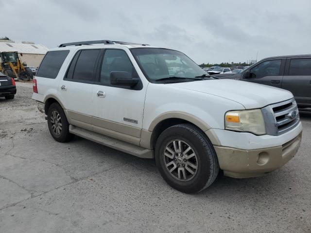 1FMFU17527LA38775 - 2007 FORD EXPEDITION EDDIE BAUER WHITE photo 4