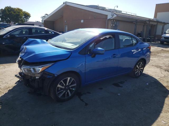 3N1CN8EV4ML913390 - 2021 NISSAN VERSA SV BLUE photo 1