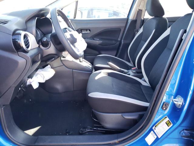 3N1CN8EV4ML913390 - 2021 NISSAN VERSA SV BLUE photo 7