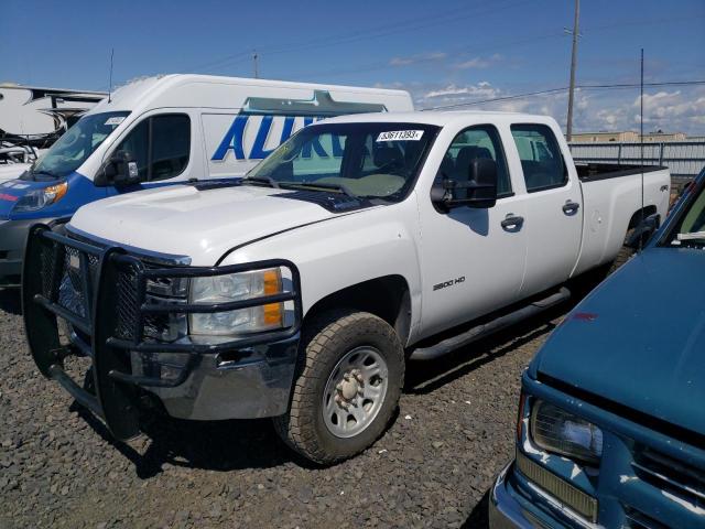 1GC4KZC85EF177908 - 2014 CHEVROLET SILVERADO K3500 WHITE photo 1