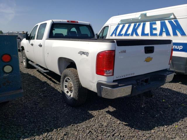 1GC4KZC85EF177908 - 2014 CHEVROLET SILVERADO K3500 WHITE photo 2