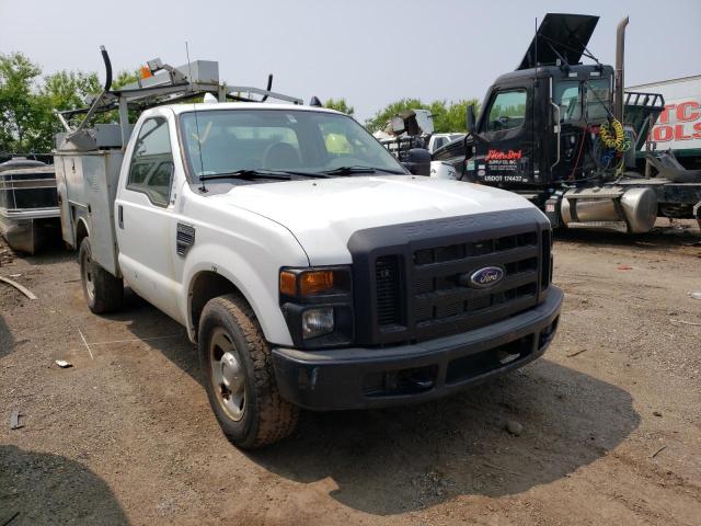 1FDSF30518EC23226 - 2008 FORD F350 SRW SUPER DUTY WHITE photo 4