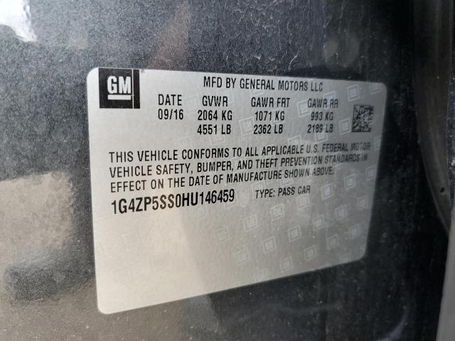 1G4ZP5SS0HU146459 - 2017 BUICK LACROSSE ESSENCE Boz foto 13