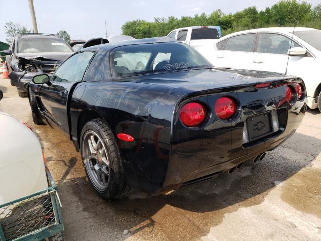 1G1YY12S235100441 - 2003 CHEVROLET CORVETTE Z06 BLACK photo 2