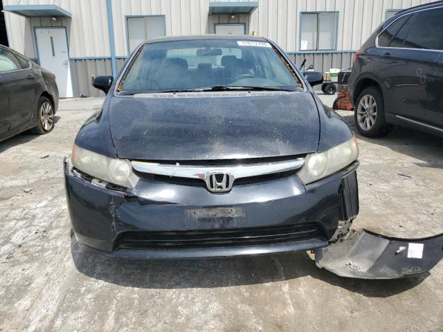 1HGFA16568L077256 - 2008 HONDA CIVIC LX BLACK photo 5