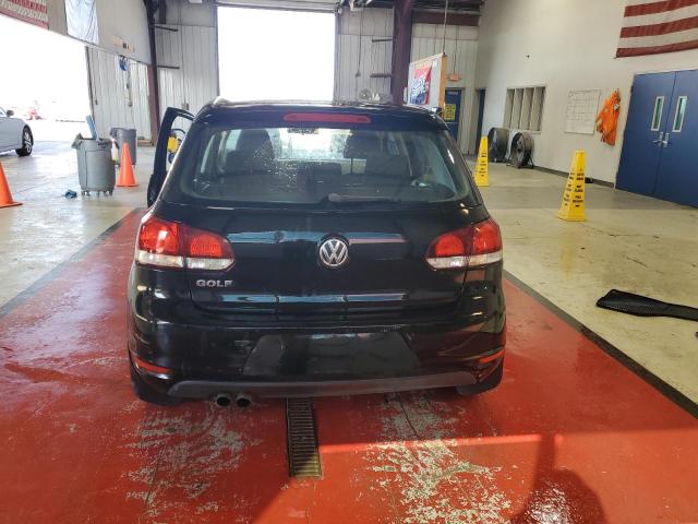 WVWDB7AJ0BW180480 - 2011 VOLKSWAGEN GOLF BLACK photo 6
