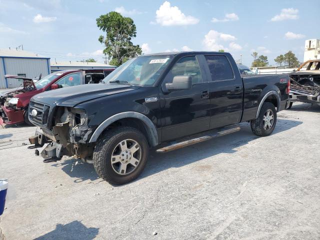 1FTPW14577KC72021 - 2007 FORD F150 SUPERCREW BLACK photo 1