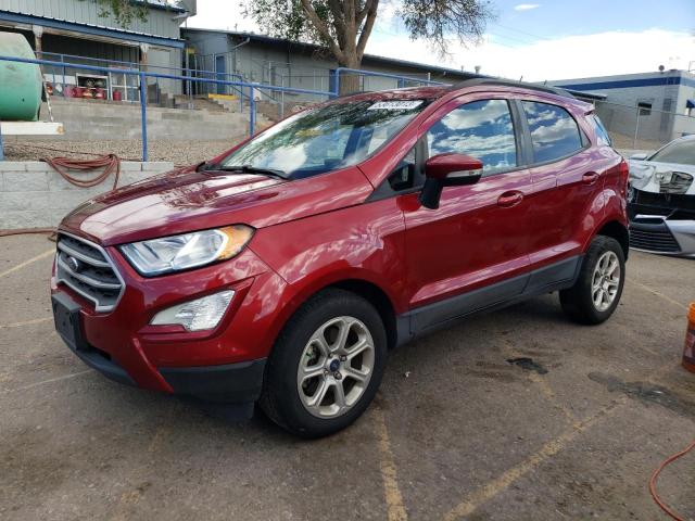 MAJ3S2GE3LC356648 - 2020 FORD ECOSPORT SE BURGUNDY photo 1