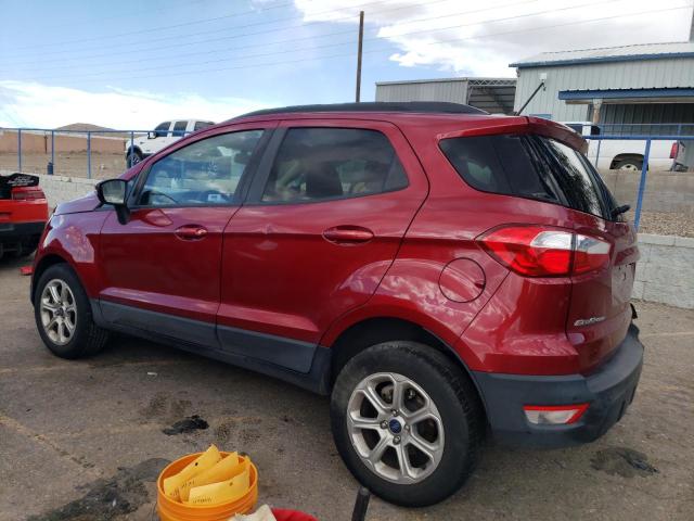 MAJ3S2GE3LC356648 - 2020 FORD ECOSPORT SE BURGUNDY photo 2