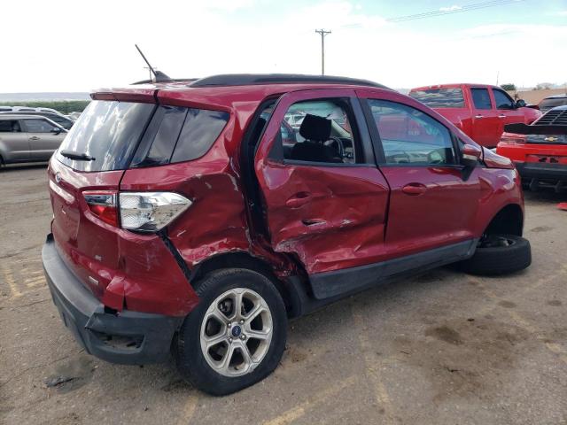 MAJ3S2GE3LC356648 - 2020 FORD ECOSPORT SE 勃艮第红 照片 3