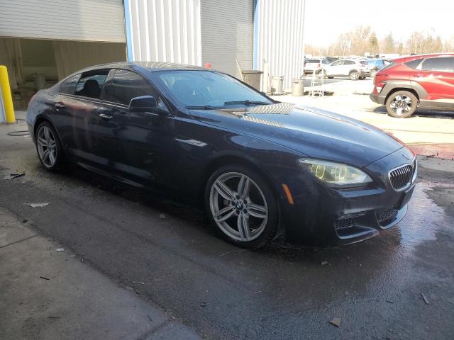 WBA6B8C57EDZ72380 - 2014 BMW 640 XI GRAN COUPE BLACK photo 4