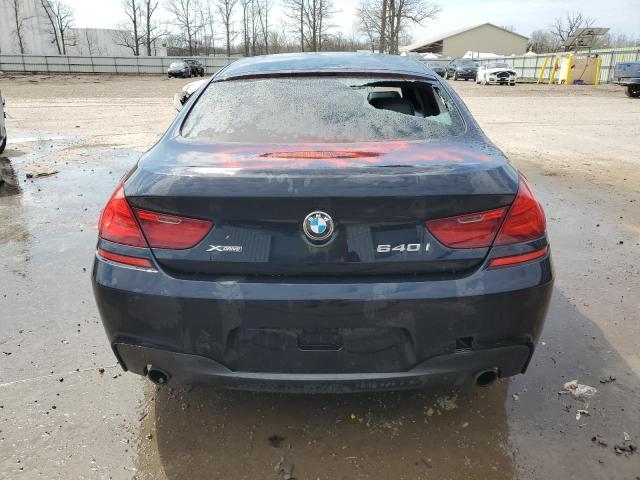 WBA6B8C57EDZ72380 - 2014 BMW 640 XI GRAN COUPE BLACK photo 6