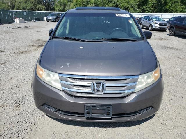 5FNRL5H62BB063982 - 2011 HONDA ODYSSEY EXL GRAY photo 5