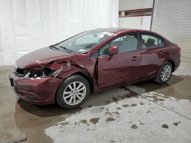 2HGFB2F87CH600299 - 2012 HONDA CIVIC EX BURGUNDY photo 1