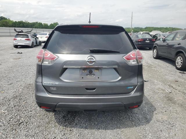 5N1AT2MT4EC819543 - 2014 NISSAN ROGUE S GRAY photo 6