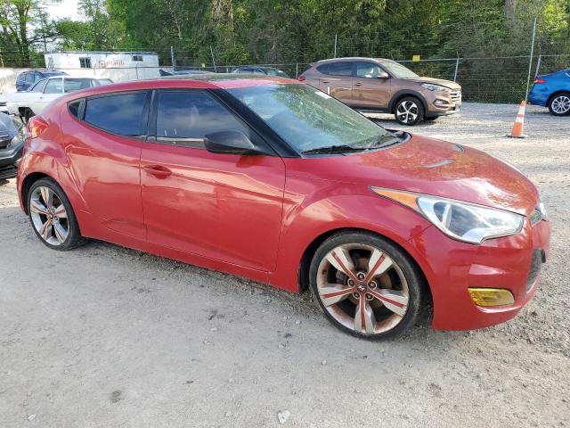 KMHTC6AD0CU056649 - 2012 HYUNDAI VELOSTER RED photo 4