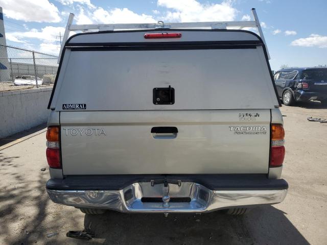 5TEGN92N21Z783028 - 2001 TOYOTA TACOMA DOUBLE CAB PRERUNNER SILVER photo 6