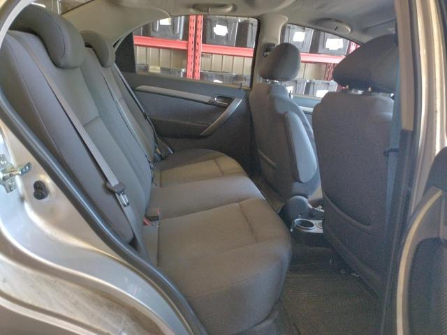KL1TD56608B096360 - 2008 CHEVROLET AVEO BASE SILVER photo 10
