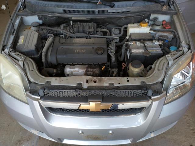KL1TD56608B096360 - 2008 CHEVROLET AVEO BASE SILVER photo 11
