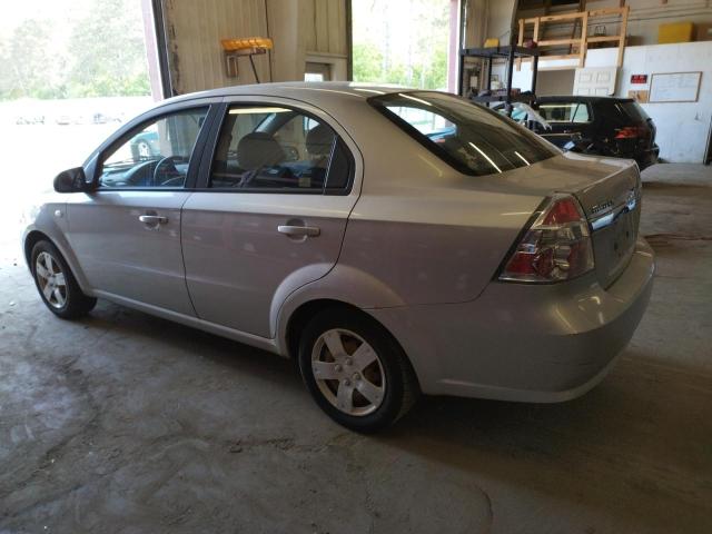 KL1TD56608B096360 - 2008 CHEVROLET AVEO BASE SILVER photo 2