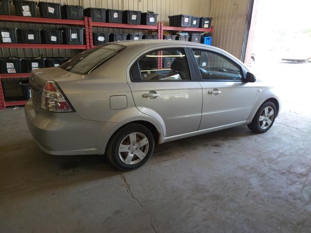 KL1TD56608B096360 - 2008 CHEVROLET AVEO BASE SILVER photo 3