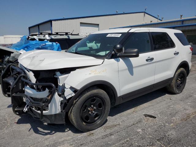 1FM5K8AR5JGA15710 - 2018 FORD EXPLORER POLICE INTERCEPTOR WHITE photo 1