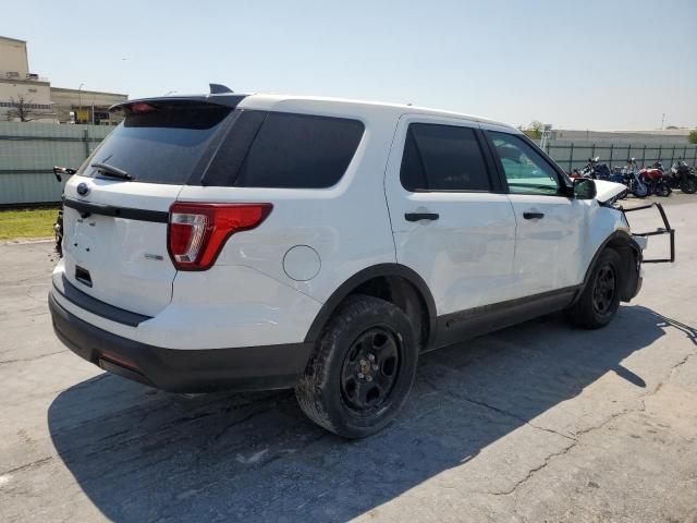 1FM5K8AR5JGA15710 - 2018 FORD EXPLORER POLICE INTERCEPTOR WHITE photo 3