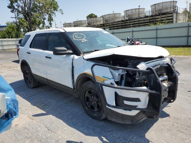 1FM5K8AR5JGA15710 - 2018 FORD EXPLORER POLICE INTERCEPTOR WHITE photo 4