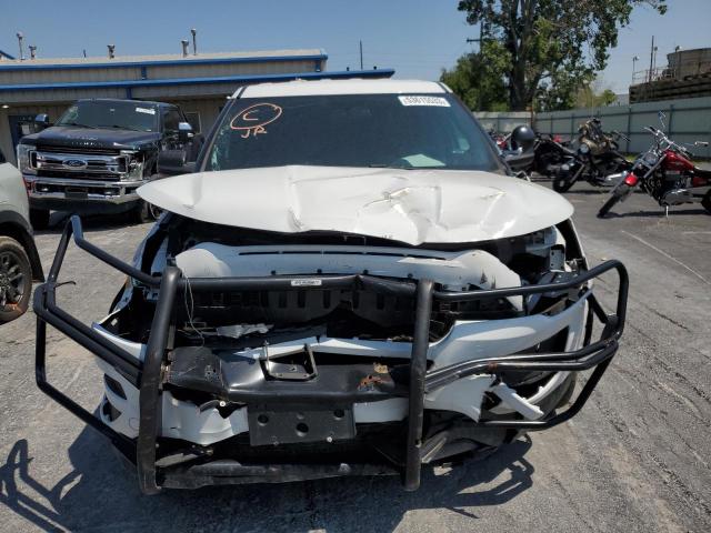 1FM5K8AR5JGA15710 - 2018 FORD EXPLORER POLICE INTERCEPTOR WHITE photo 5
