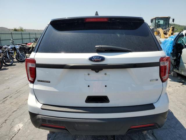 1FM5K8AR5JGA15710 - 2018 FORD EXPLORER POLICE INTERCEPTOR WHITE photo 6