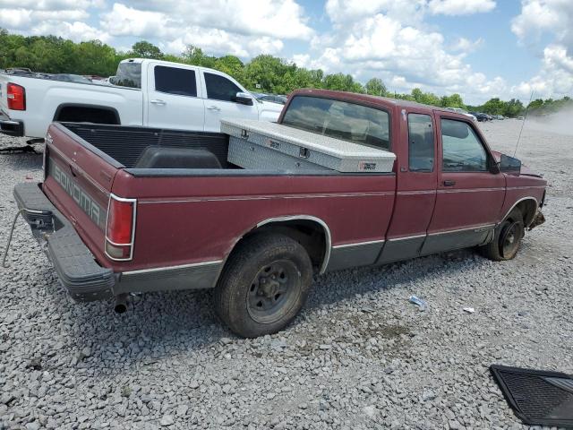 1GTCS19Z0M8527266 - 1991 GMC SONOMA MAROON photo 3