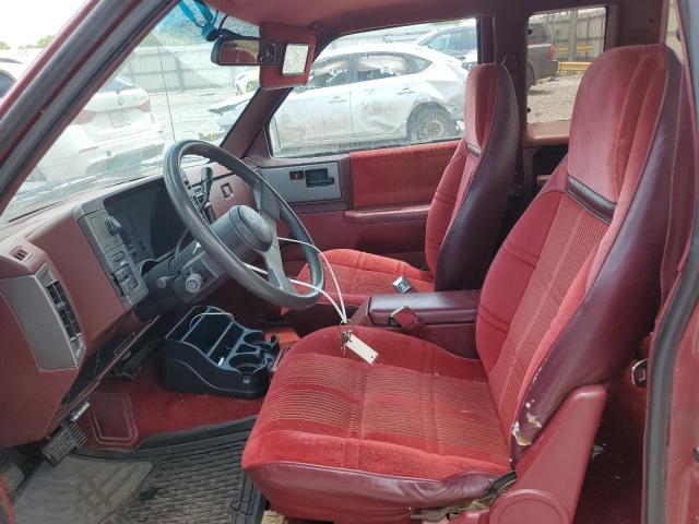 1GTCS19Z0M8527266 - 1991 GMC SONOMA MAROON photo 7