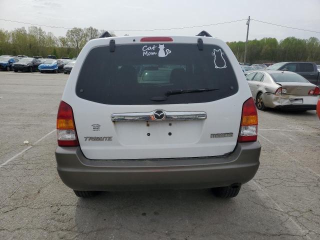 4F2CZ96183KM32979 - 2003 MAZDA TRIBUTE ES WHITE photo 6