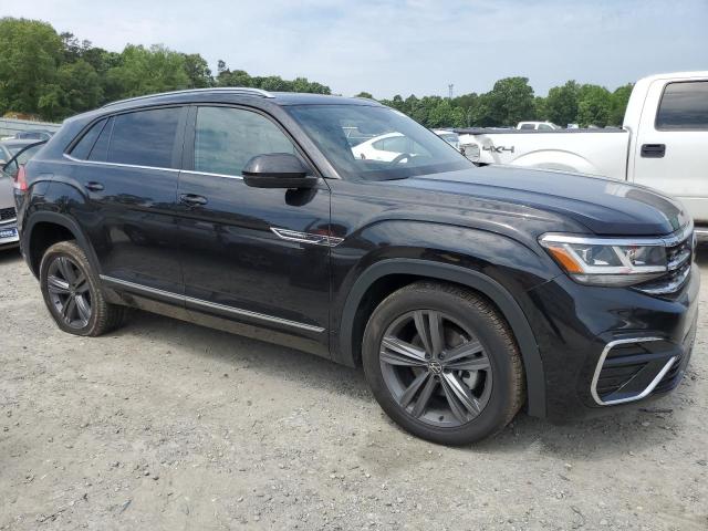 1V2PE2CA3MC229923 - 2021 VOLKSWAGEN ATLAS CROS SE შავი ფოტო 4