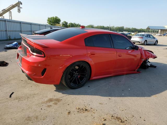 2C3CDXL98MH645022 - 2021 DODGE CHARGER SRT HELLCAT RED photo 3