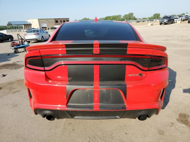 2C3CDXL98MH645022 - 2021 DODGE CHARGER SRT HELLCAT RED photo 6