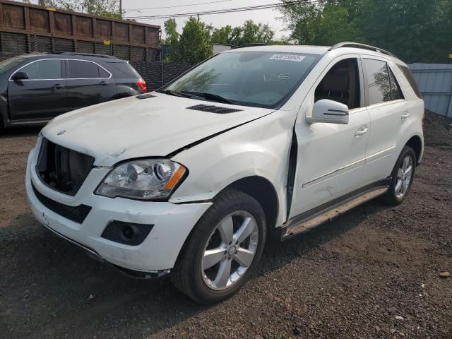 4JGBB8GB8BA694728 - 2011 MERCEDES-BENZ ML 350 4MATIC WHITE photo 1