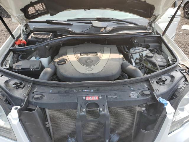 4JGBB8GB8BA694728 - 2011 MERCEDES-BENZ ML 350 4MATIC WHITE photo 12